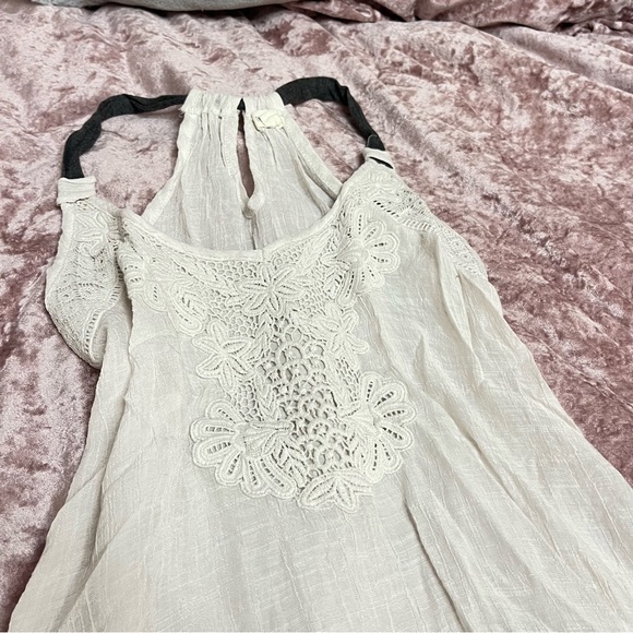Taylor & Sage white lace boho tank top - Picture 2 of 5